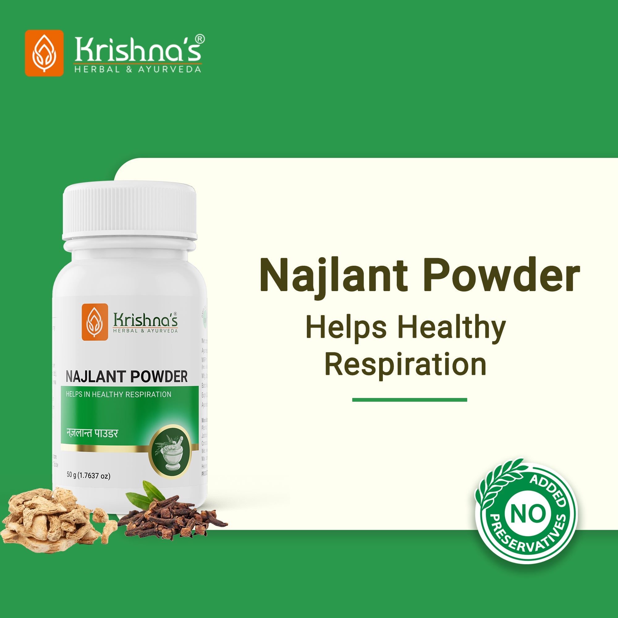 Krishna'S Herbal & Ayurveda Najlant Powder