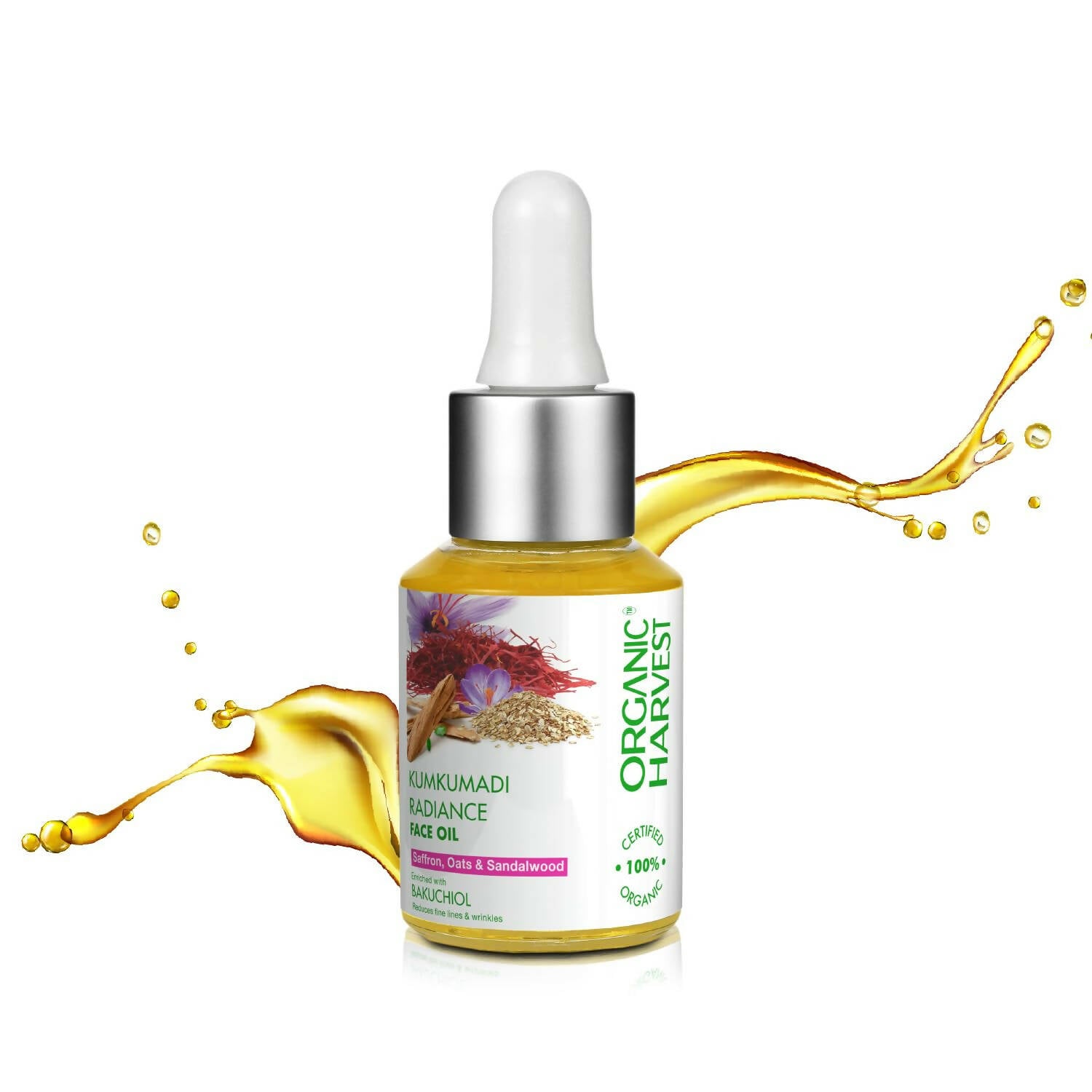 Organic Harvest Kumkumadi Radiance Face Oil - Distacart