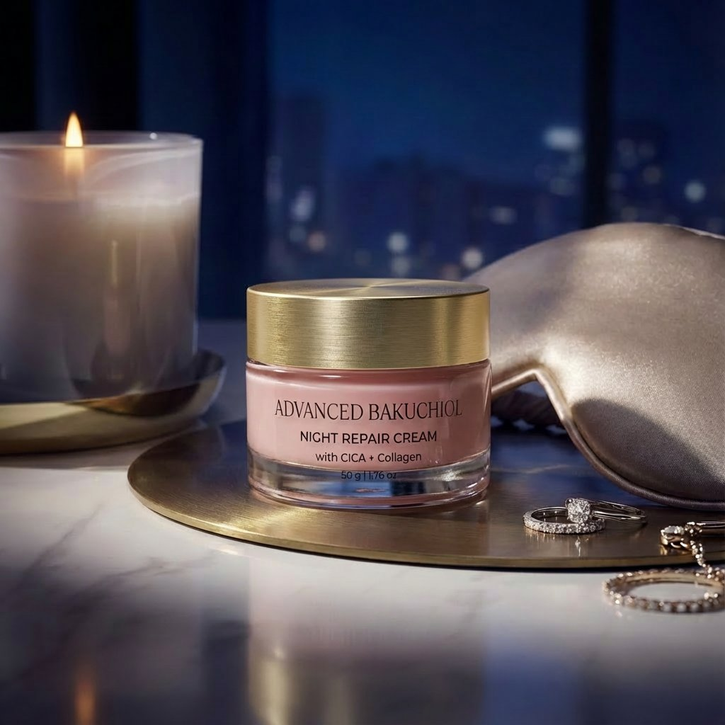 VedicDerm Advanced Bakuchiol Night Repair Cream - Distacart