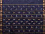 Thumbnail for Navy Uppada Cotton Handloom Saree with Assorted Buta Pallu Design - Global Threads - Distacart