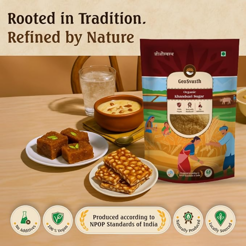 Geosvasth Organic Khandsari Sugar - Dista