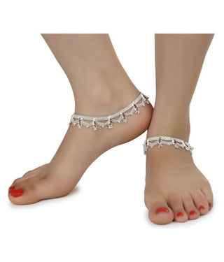 Joban Fashion Silver Copper Anklet For Girl
