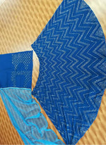Thumbnail for Jyoti Fashion Blue Thread Embroidery Georgette Designer Lehenga Choli with Dupatta - Distacart