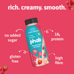 Thumbnail for Phab Protein Milkshake With Protein Strawberries & Cream Flavour - Dista