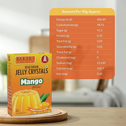 BAKERS Jelly Crystals - Mango - Dista
