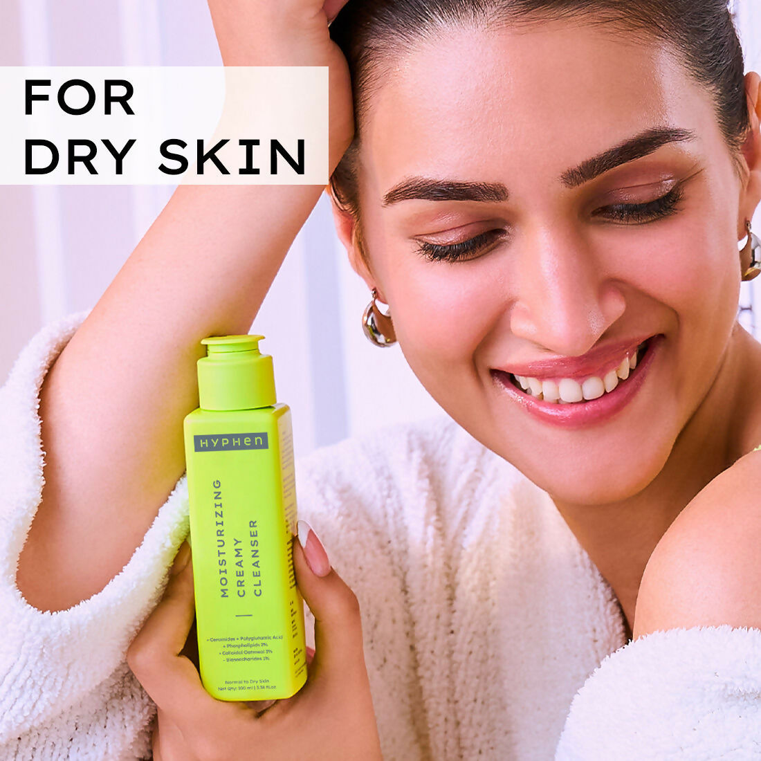 Hyphen By Kriti Sanon Moistuzing Creamy Cleanser, Hydration & Gentle Cleansing For Dry Skin - Distacart