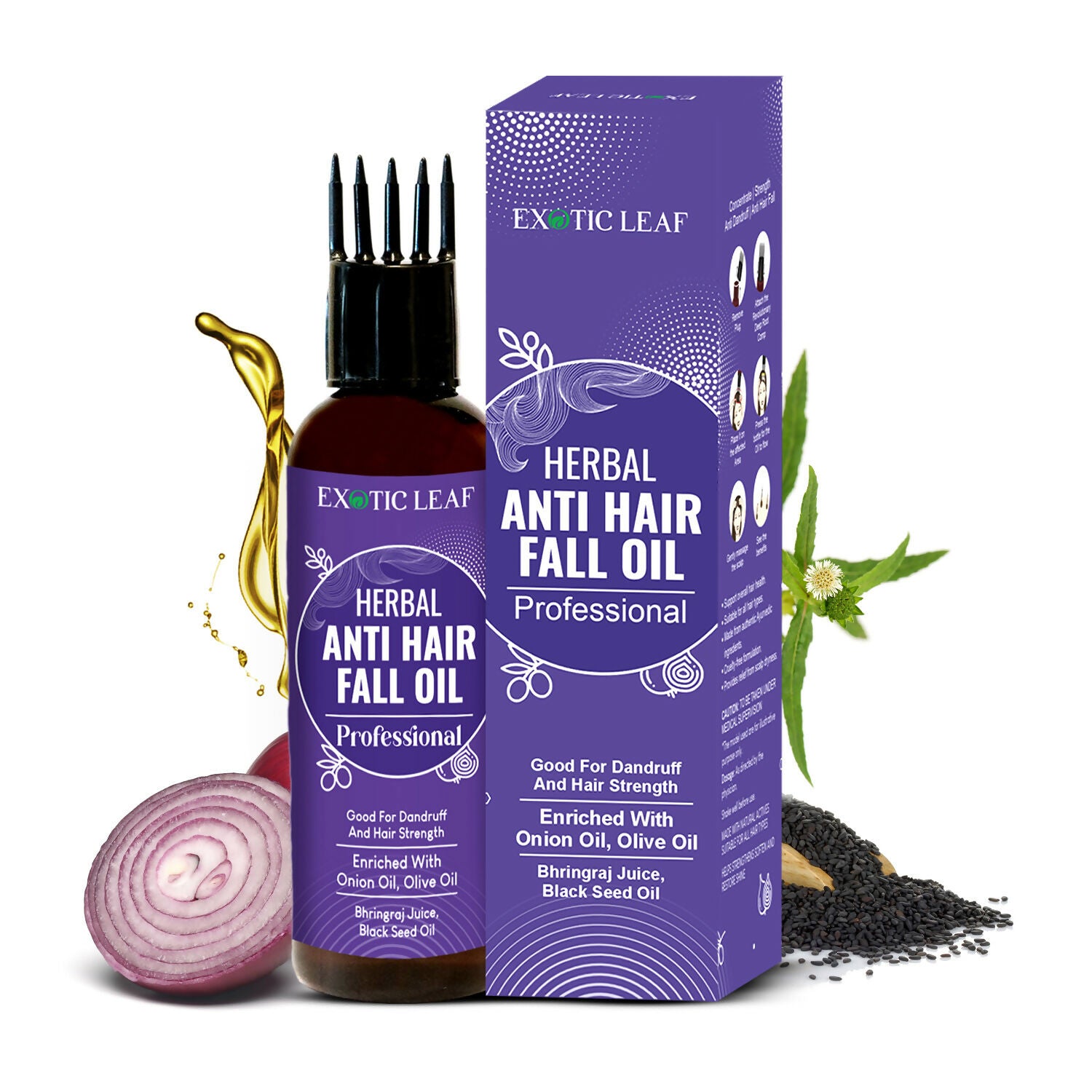 Exotic Leaf Anti Hair Fall Oil - Distacart