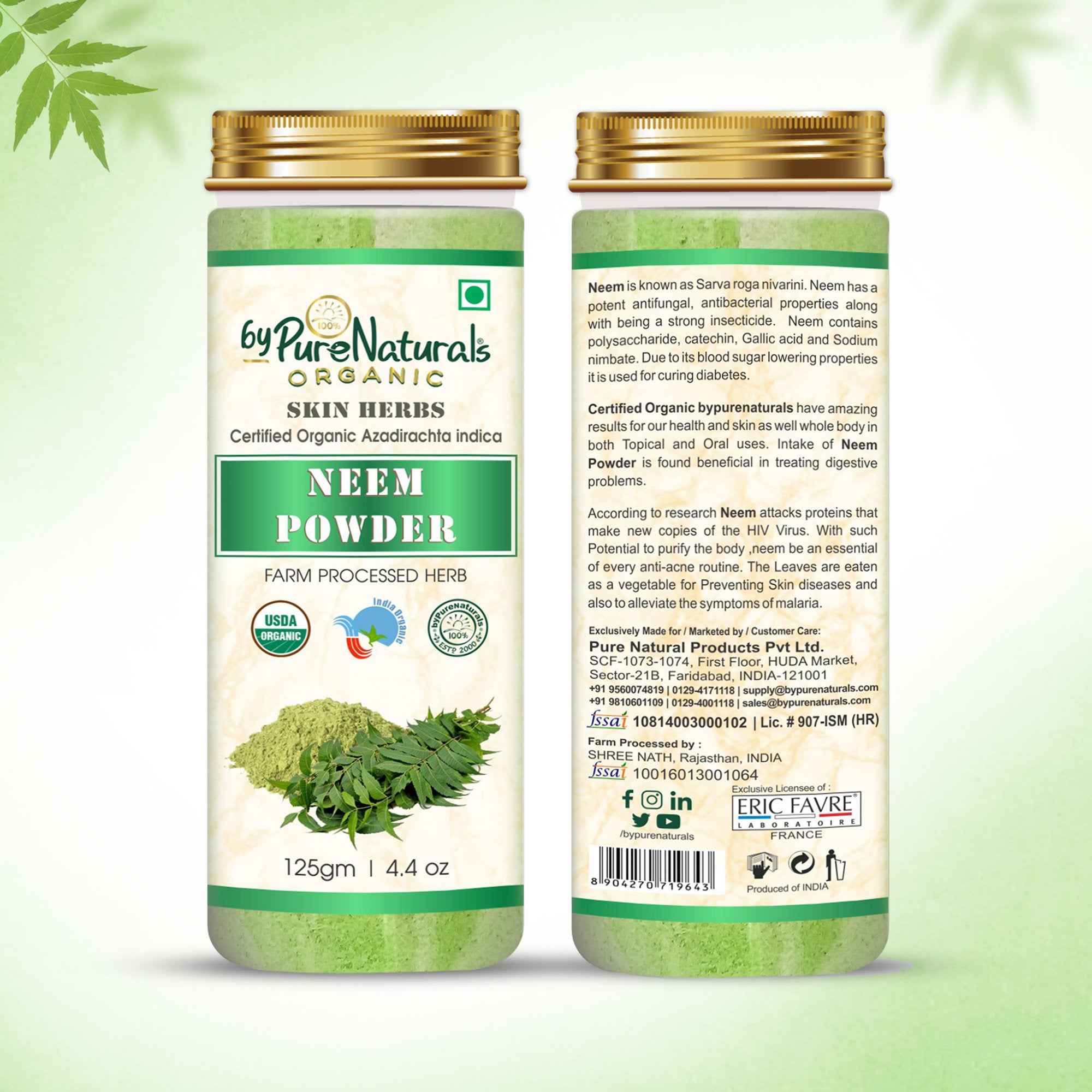 byPureNaturals Organic Neem Powder - Dista