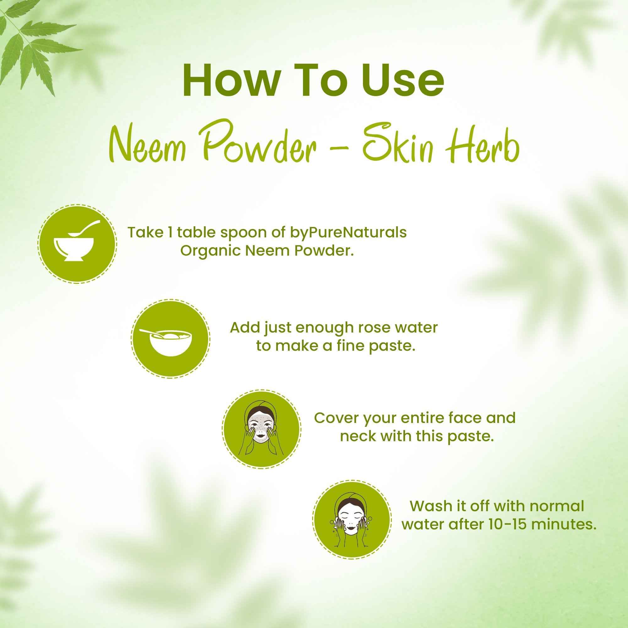 byPureNaturals Organic Neem Powder - Dista