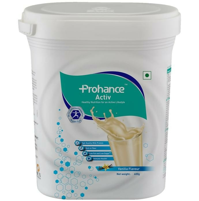 Prohance Activ Nutritional Supplement Powder - Vanilla Flavor - Distacart