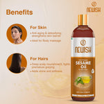 Thumbnail for Newish Cold Pressed Sesame Oil For Hair & Skin - Distacart