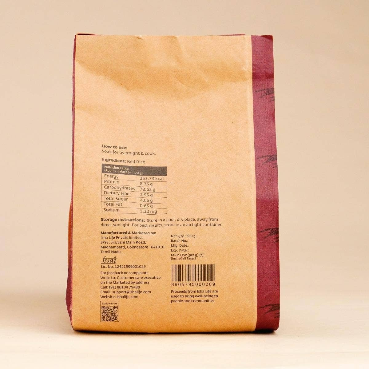 Isha Life Red Rice - Distacart