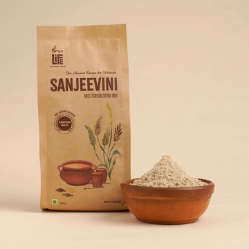 Isha Life Sanjeevini Multigrain Health Drink Mix Pouch - Dista