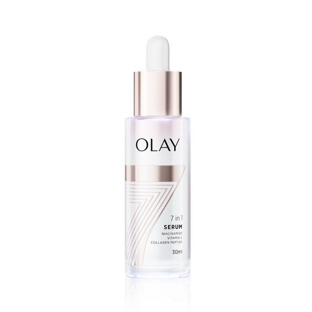 Olay 7in1 Serum with Niacinamide, Vitamin C, Collagen Peptides - Distacart