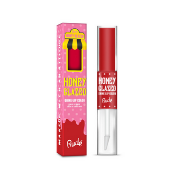 Rude Cosmetics Honey Glazed Shine Lip Color - Maple Bacon - Distacart