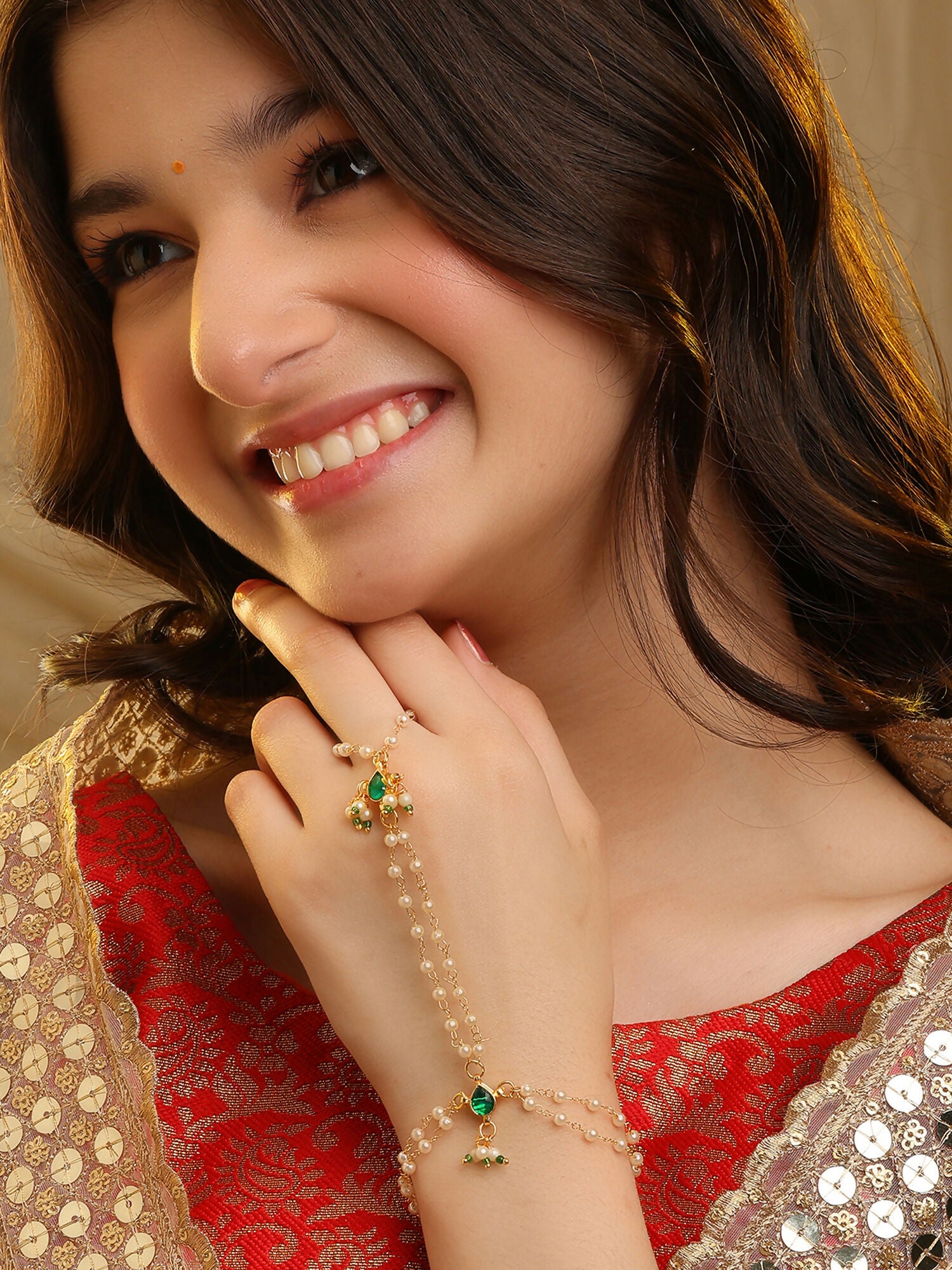 Ruby Raang Tara Grace Hand Chain