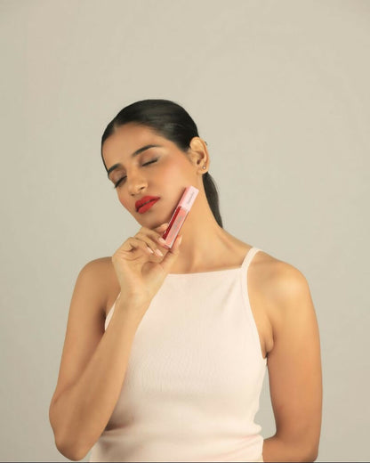 Ammoha Cosmetics Long-Lasting, Matte-Finished Ruby Obsession Color Liquid Lipstick - Distacart