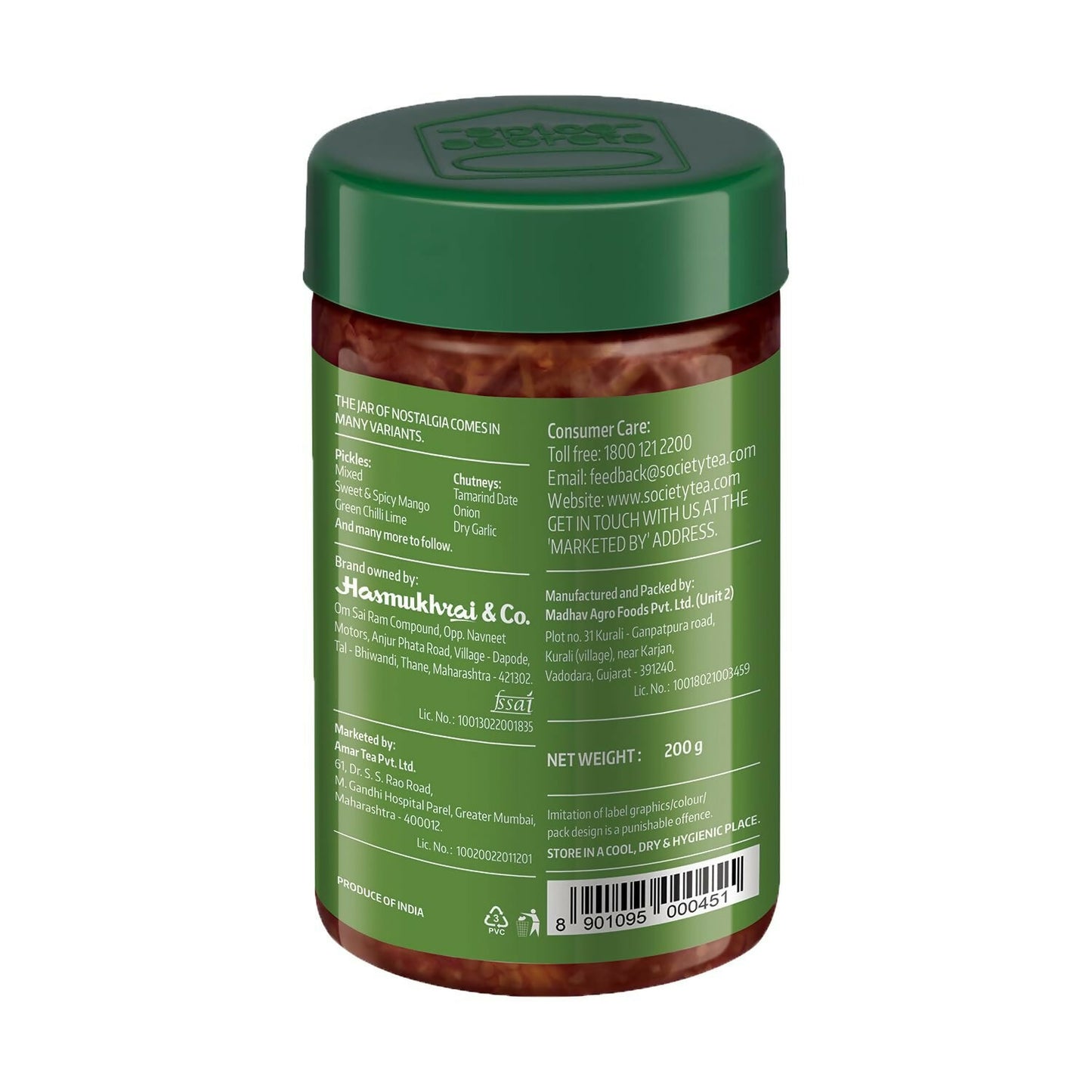 Society Spicy Mango Pickle Jar - Distacart