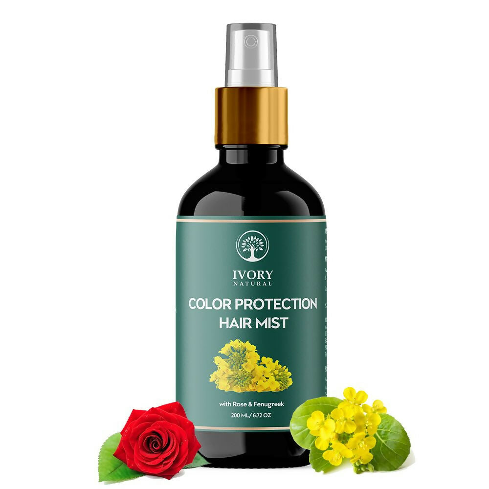 Ivory Natural Color Protection Hair Mist - Locks In Vibrant Hues, Adds Luminous Shine - Distacart