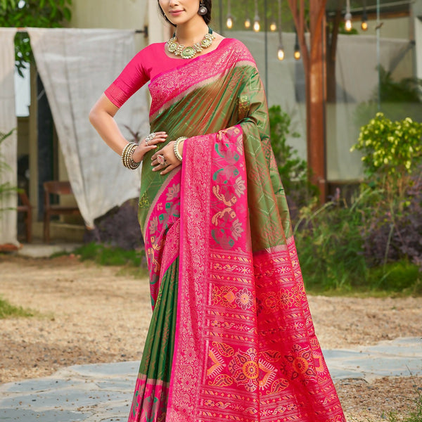 Astita Mehendi Soft Silk Saree
