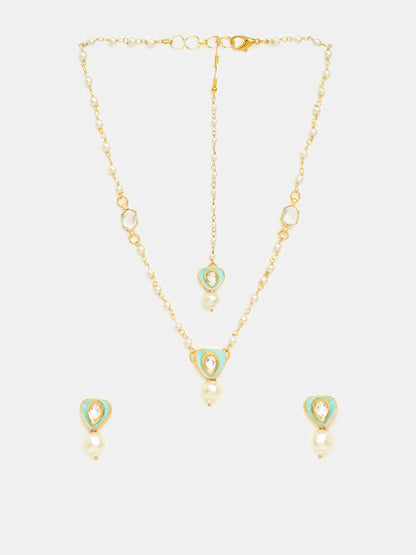 Ruby Raang 3-Piece Pearl Drop Set - Distacart