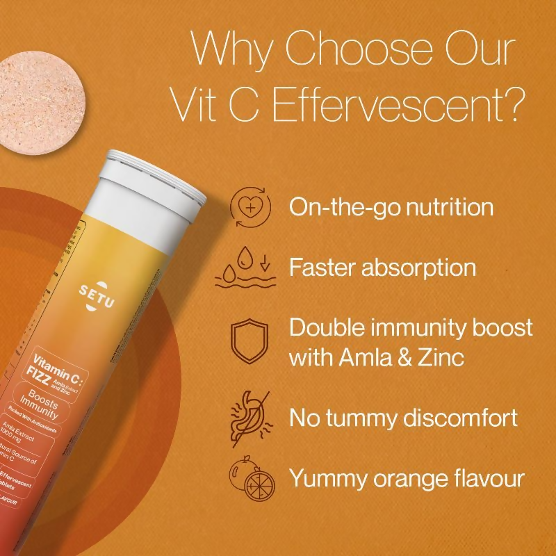 Setu Vitamin C Fizz Effervescent Tablets - Distacart