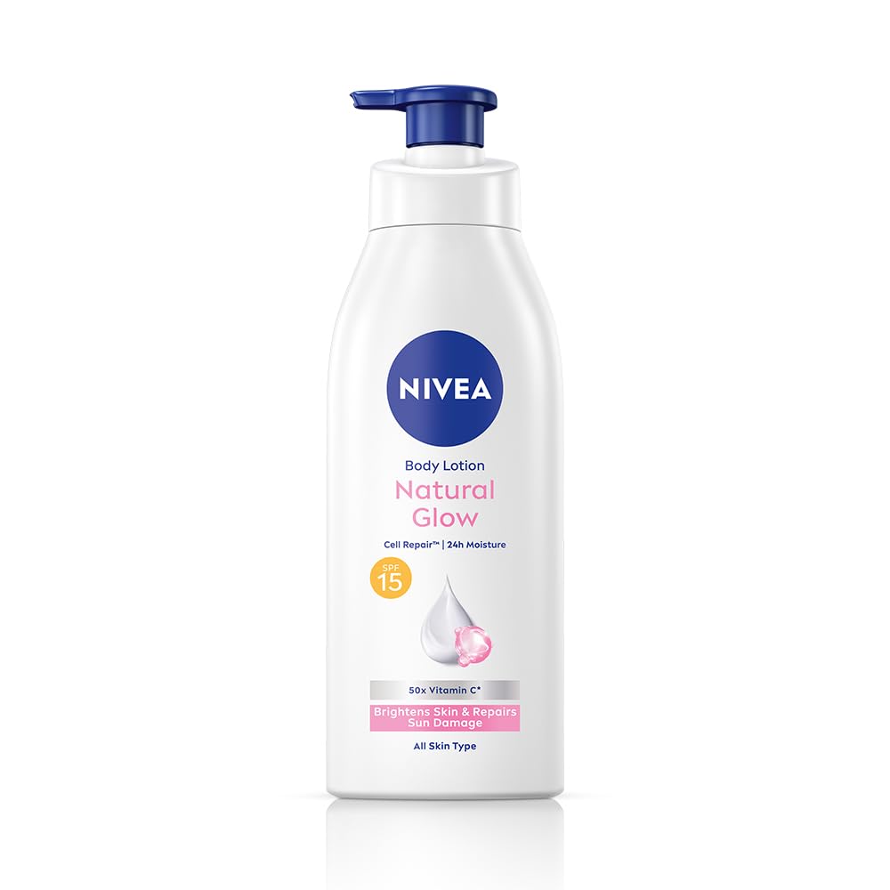 Nivea Body Lotion Natural Glow Cell Repair - Distacart