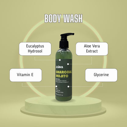 Atisa Charcoal Mojito Body Wash - Distacart