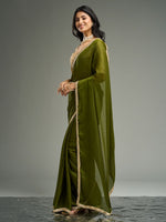 Thumbnail for kasee Embellished EmbroideredSaree - Distacart