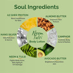 Thumbnail for Vedic Valley Neem Tulsi Body Lotion for Women & Men - Distacart