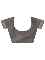 Thumbnail for Astita Linen Cotton Grey Saree