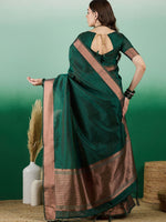 Thumbnail for Mitera Woven Design Zari Saree