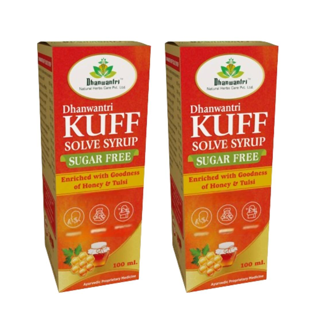 Dhanwantri Kuff Solve Syrup (Sugar Free) - Distacart