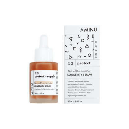 Aminu Longevity Serum for Sensitive skin & Anti-Pollution - Distacart