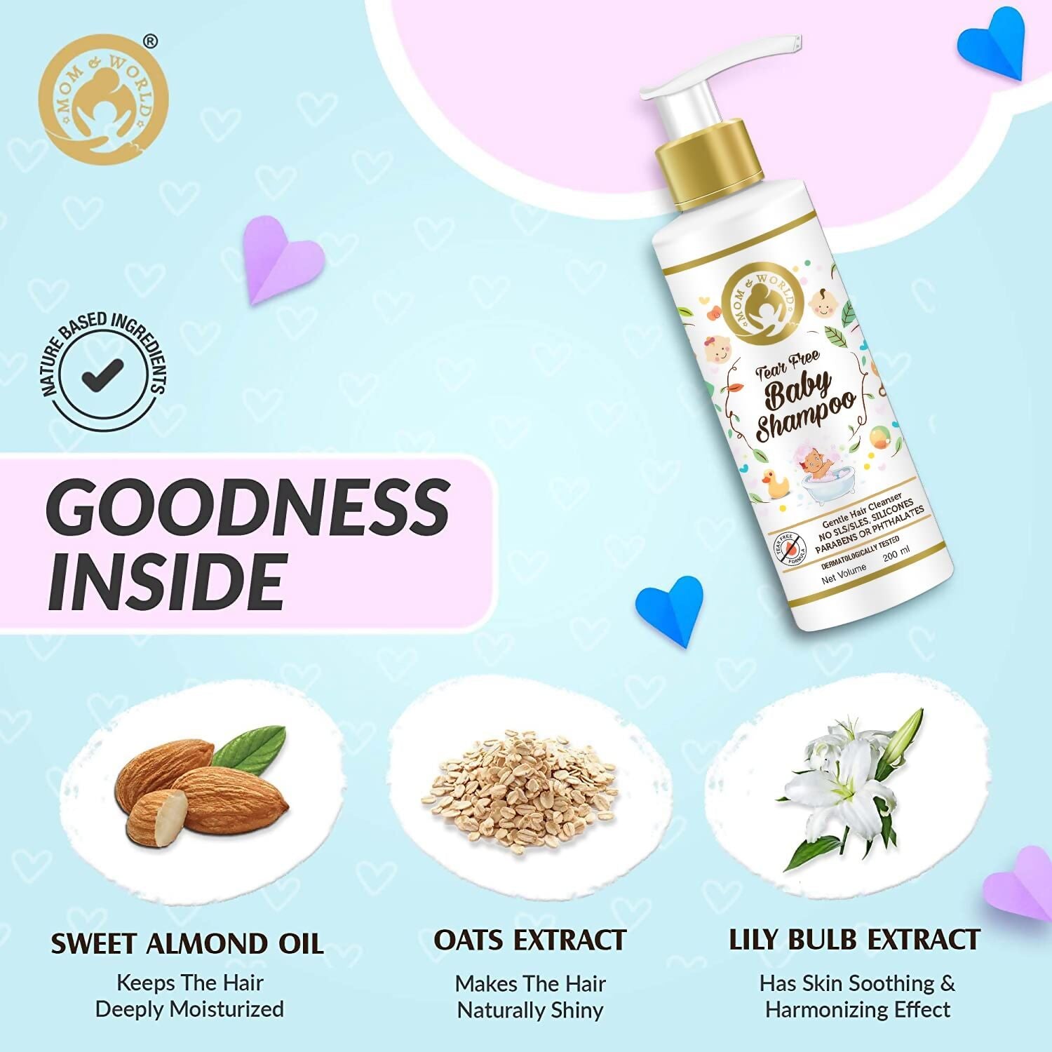 Mom & World Tear Free Baby Shampoo - Distacart