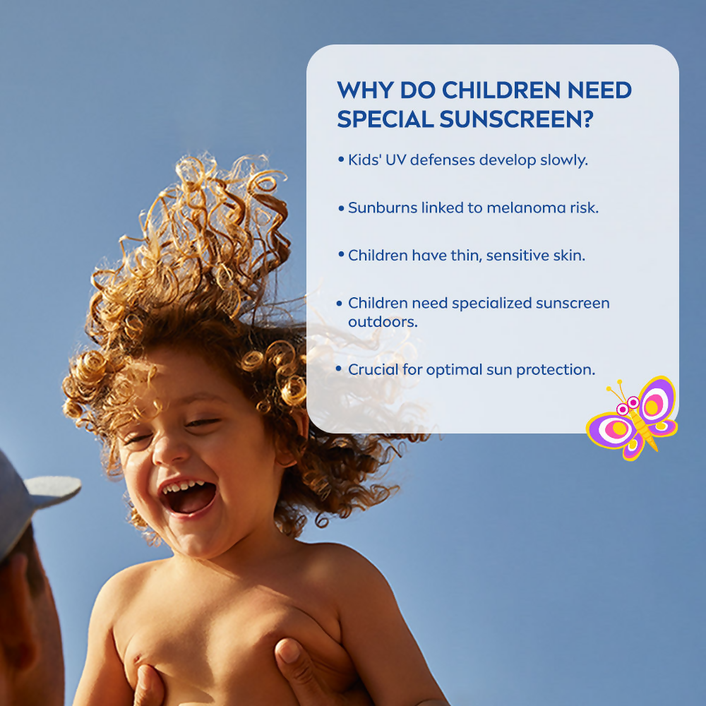 Nivea Sun Protect & Care Sunscreen For Kids Spf 50+ - Distacart