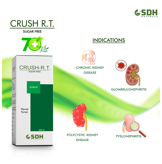 SDH Naturals Crush-RT Syrup | For Kidney & Renal Health | Sugar Free