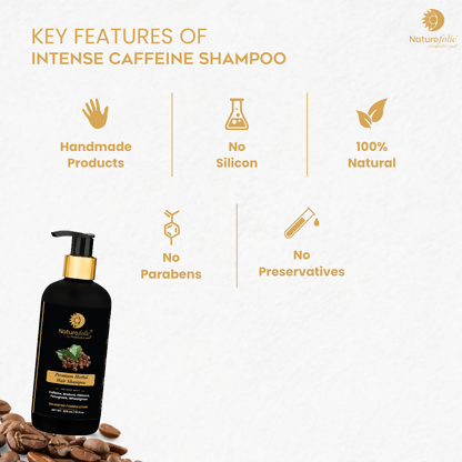 Prakruth Care Premium Herbal Intense Caffeine Shampoo - Dista