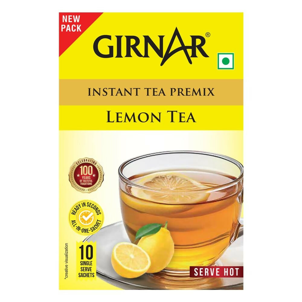 Girnar Instant Premix Lemon Black Tea Granules - Distacart