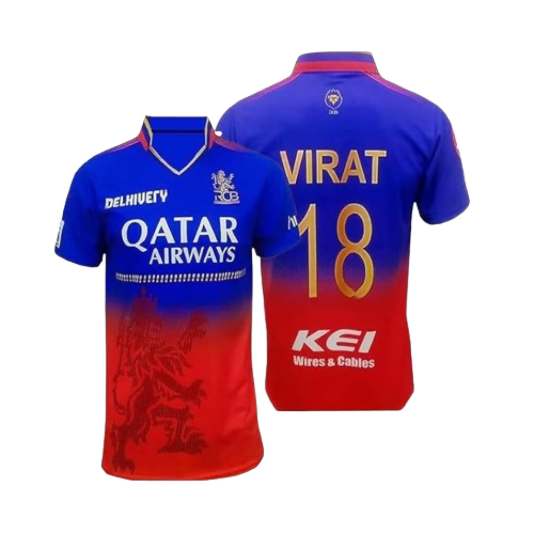 Virat 18 Bangalore Cricket Official Jersey - Distacart