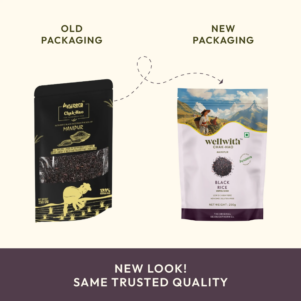 Wellwith Chak-Hao Black Rice - Distacart