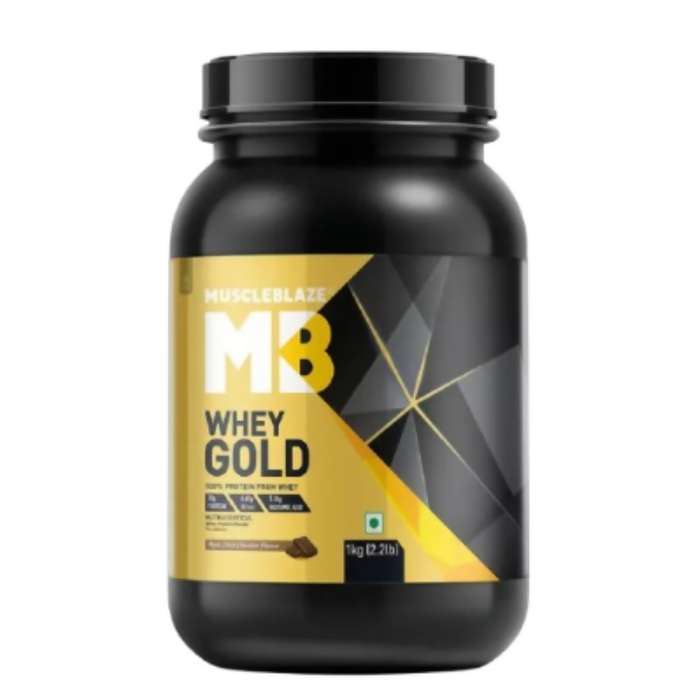 MuscleBlaze Whey Gold Richmilk Chocolate - Distacart