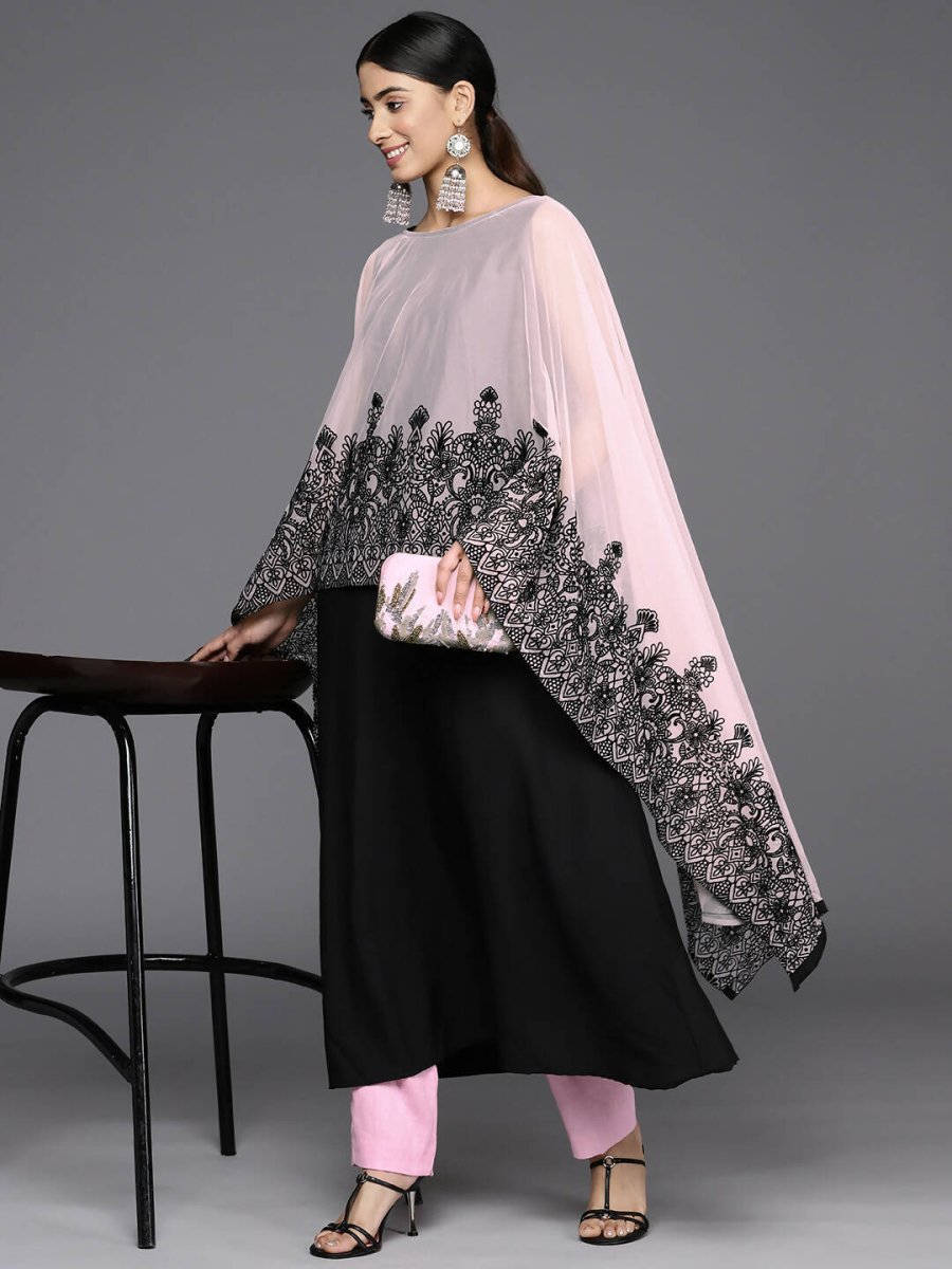 Ahalyaa Women's Traditional wear Kurta - Black - Distacart