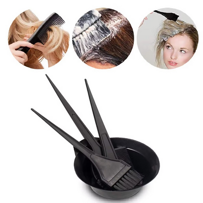 Bronson Professional Hair Dye Colouring Kit Brush And Bowl - Dista