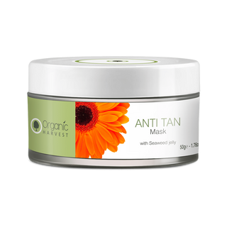 Organic Harvest Anti - Tan Mask With Seaweed Jelly - Distacart