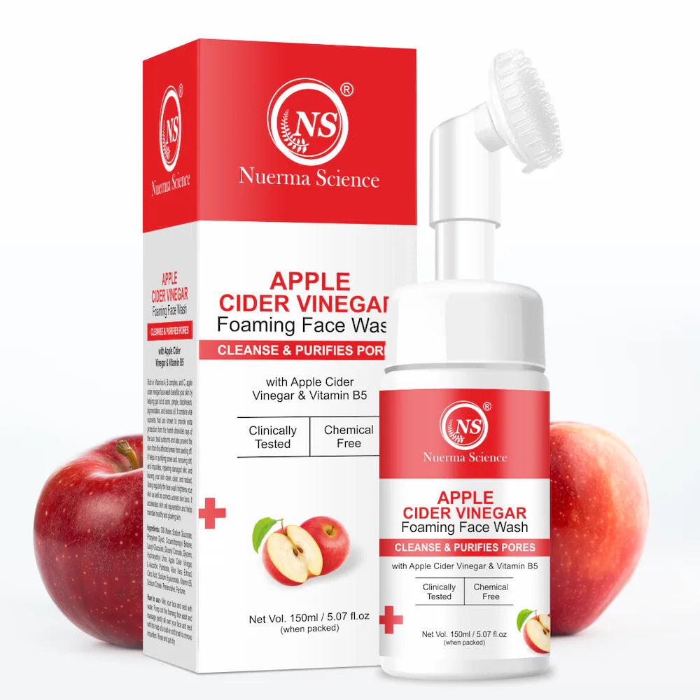 Nuerma Science Apple Cider Vinegar Foaming Face Wash - Distacart