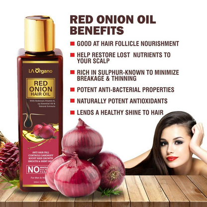 LA Organo Moroccan Multi-Purpose Hair Growth Oils Combo - Distacart