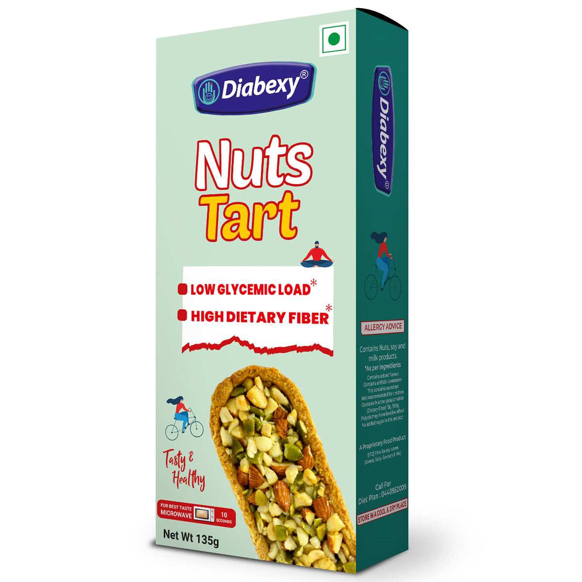 Diabexy Nuts Tart - Distacart