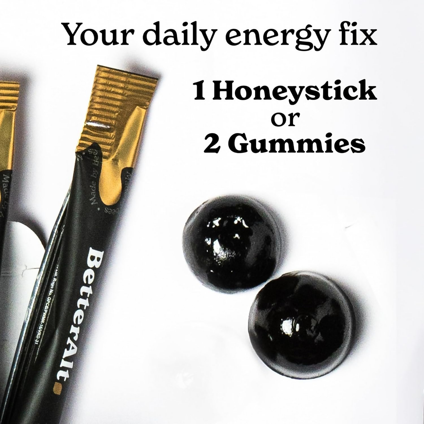 Better Alt Ultimate Power Up Duo Sj Gummies + Sj Gold+ Honey Sticks Combo - Distacart