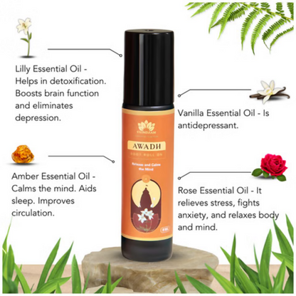 Vrinda Awadh Aromatic Oil Roll On - Dista